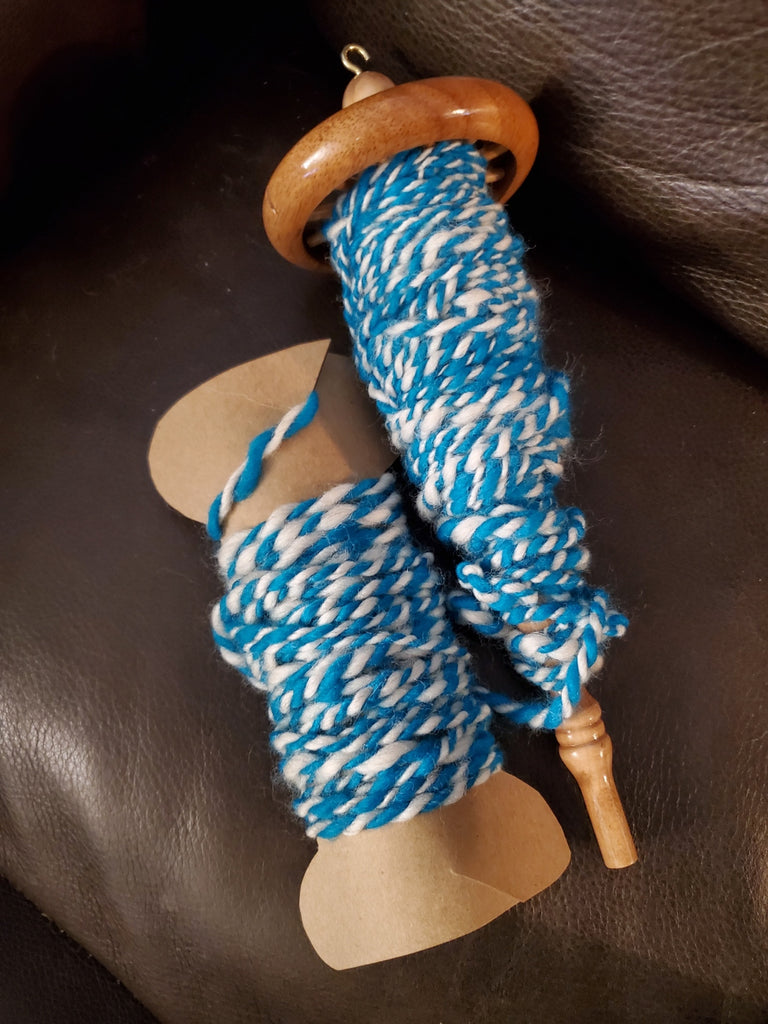 Yarn Spinning - Our First Spin