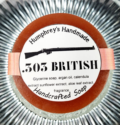 Men's .303 BRITISH Scotch Whisky Soap | Men's Shaving and Body Soap | Beard Wash