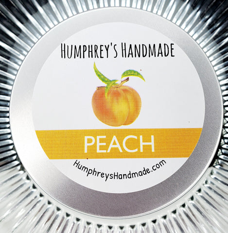 JUICY PEACH Candle | Hand Poured Soy Wax | 8 oz | USA Made
