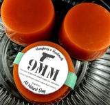 9mm Glycerin Soap | Unisex | Coffee and Leather | Beard Wash | Shaving - Humphrey's Handmade