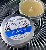 KRAKEN Candle | Aqua Di Geo Type Scent | Hand Poured Soy Wax | 8 oz | USA Made