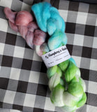 MERMAID TEARS Merino Wool Roving for Spinning, Felting and Crafts | Purple Green Blue
