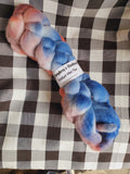 AMERICANA Merino Wool Braided Roving for Spinning, Felting and Crafts | Blue Red Purple