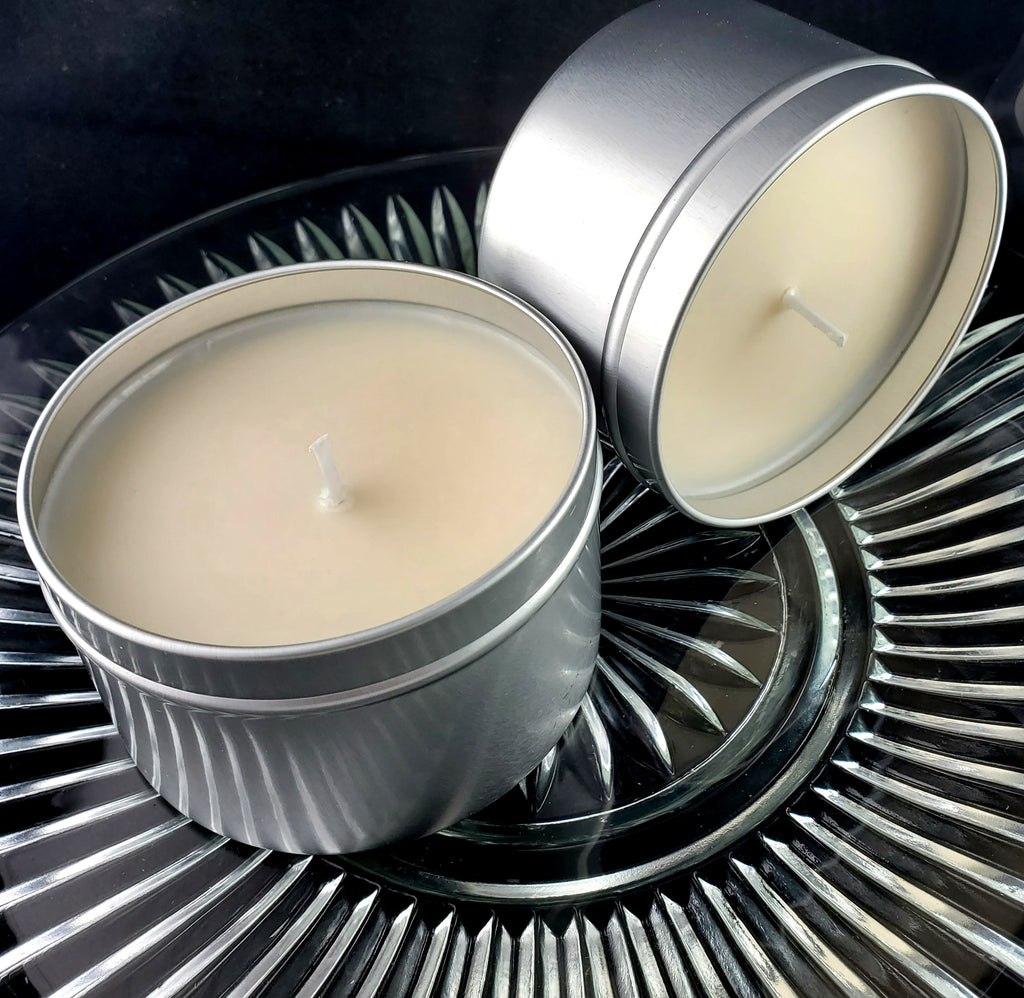 8 oz Aluminum Tin Soy Wax Candle