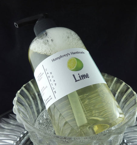 LIME Unisex Body Wash | 8 oz | Castile Soap | Essential Oil - Humphrey's Handmade