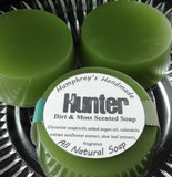 HUNTER Soap | Dirt and Moss Scent | Men's Shave & Shampoo Soap | Beard Wash - Humphrey's Handmade