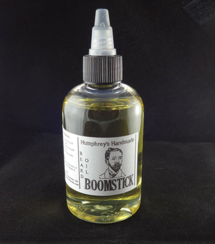 BOOMSTICK Beard Oil | 4 oz | Bergamot | Sage | Wood - Humphrey's Handmade