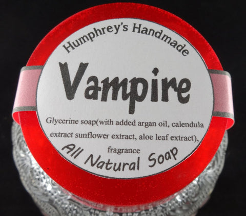 VAMPIRE Soap | Blood Orange Essential Oil | Glycerin Shampoo Bar | - Humphrey's Handmade
