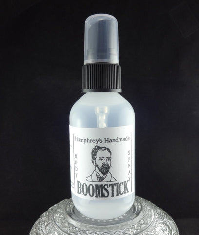 BOOMSTICK Men's Body Spray | Bergamot | Sage | Musk | 2 oz | Room Spray - Humphrey's Handmade