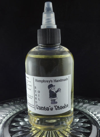 SANTAS 'STACHE Christmas Beard Oil | 4 oz | Cherrywood Tobacco - Humphrey's Handmade