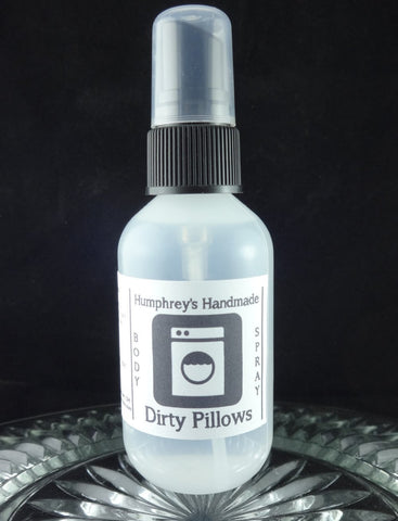DIRTY PILLOWS Body Spray | Unisex Fabric Softener Scent | 2 oz | Linen Spray - Humphrey's Handmade