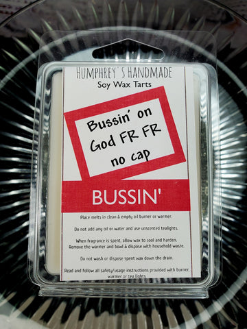BUSSIN Wax Melts | Peonies Berries | Soy Wax Tarts | Bombshell Type | USA Made