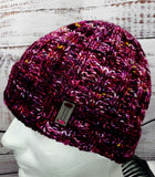 Men's PURPLE Merino Wool Watchcap | Super Stretchy Knitted Winter Hat | Fisherman's Cap Unisex | USA Made