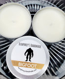 BIGFOOT Candle | Oakmoss Sandalwood Scent | Hand Poured Soy Wax | 8 oz | USA Made