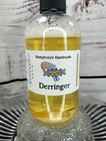 DERRINGER Bourbon Body Wash | 8 oz | Unisex | Bourbon Sea Salt Caramel | Castile Soap