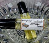 DERRINGER Unisex Cologne | Roll On Jojoba Oil for Men and Women | Bourbon Sea Salt Caramel