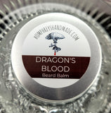 DRAGON'S BLOOD Beard Balm | Orange Vanilla Amber Patchouli Powder | Choose Size