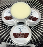 DRAGON'S BLOOD Beard Balm | Orange Vanilla Amber Patchouli Powder | Choose Size