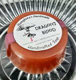 DRAGON'S BLOOD Glycerin Soap | Unisex | Amber Vanilla Patchouli Orange | Beard Wash | Shaving