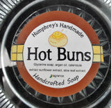 HOT BUNS Soap | Baked Bread Scent | Unisex Soap | Body Bar | Argan Oil