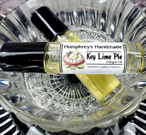 KEY LIME PIE Cologne | Roll On Jojoba Oil | Lime Sweet Citrus Tangy