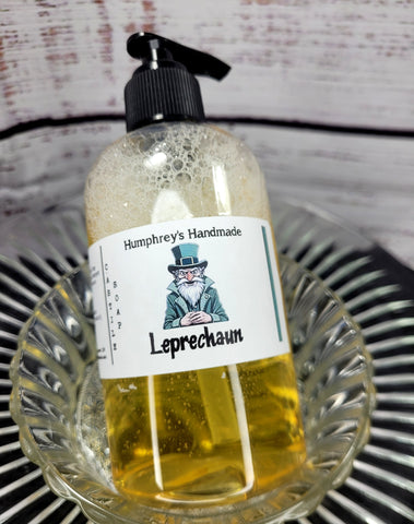 LEPRECHAUN Body Wash | 8 oz | Unisex | Irish Spring Type Scent - Citrus Woods | Castile Soap