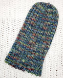 Men's Malabrigo Merino Wool Watch Cap "POTION" | Super Stretchy Knitted Winter Hat | Unisex | USA Made | Blue Green Brown