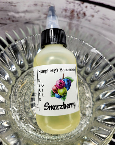 SNOZZBERRY Beard Oil | Sweet Mixed Berry Scent Beard Conditioner | Choose Size - Humphrey's Handmade