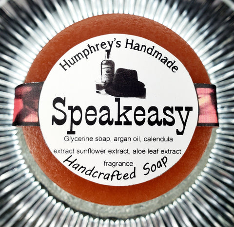 SPEAKEASY Kentucky Bourbon and Oak Cask Soap | Men's Shaving and Body Soap | Beard Wash