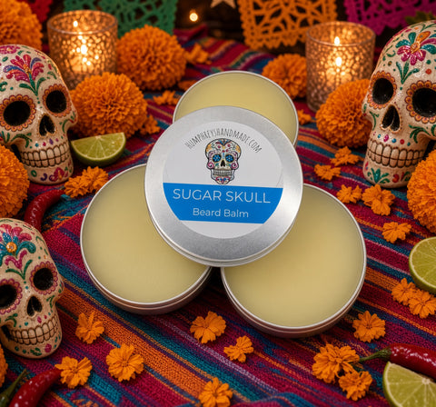 SUGAR SKULL Beard Balm | Brown Sugar Scent | Choose Size