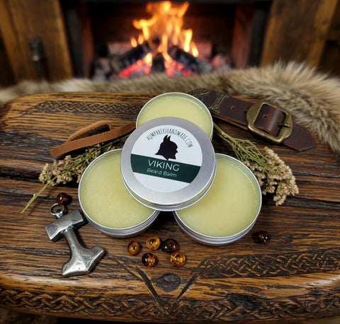 VIKING Beard Balm | Drakakr Noir Type Scent | Citrus Cedarwood Ocean | Choose Size