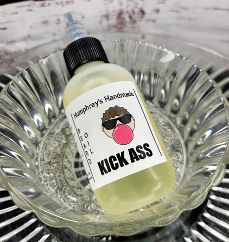 KICK ASS Beard Oil | 4 oz | Bubblegum Scented