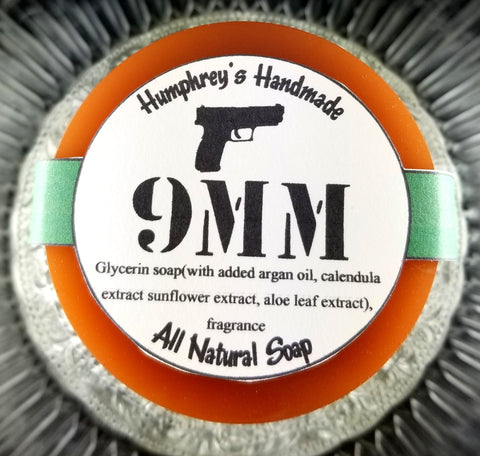 9mm Glycerin Soap | Unisex | Coffee and Leather | Beard Wash | Shaving - Humphrey's Handmade