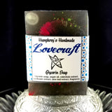 LOVECRAFT Soap Bar | Glow in the Dark | Galaxy | Horror | Pomegranate Scent - Humphrey's Handmade