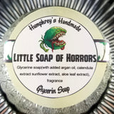 LITTLE SOAP of HORRORS | Glow in the Dark | Tropical Scent | Glycerin Shave & Shampoo Soap - Humphrey's Handmade