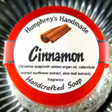 CINNAMON Glycerin Soap | Spicy Cinnamon | Unisex | Argan Oil - Humphrey's Handmade