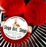 SLEIGH GIRL SLEIGH Glycerin Soap | Spicy Cinnamon & Coconut | Christmas Soap - Humphrey's Handmade
