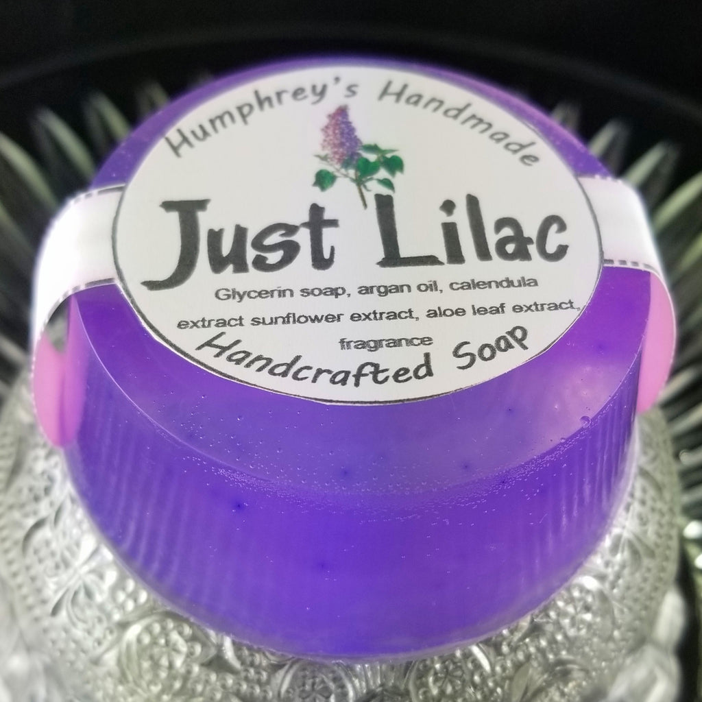 JUST LILAC Soap Women's Shaving Soap Glycerin Body Bar Humphrey's
