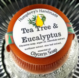 TEA TREE & EUCALYPTUS Soap | Acne Bar | Beard, Face and Body Soap | Essential Oil - Humphrey's Handmade