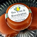 TEA TREE & EUCALYPTUS Soap | Acne Bar | Beard, Face and Body Soap | Essential Oil - Humphrey's Handmade