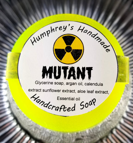 MUTANT Shave & Shampoo Soap | Unisex | Beard Wash | Lemon Lime| Essential Oil - Humphrey's Handmade
