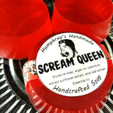SCREAM QUEEN Soap | Red Women's Rose Soap Bar - Humphrey's Handmade