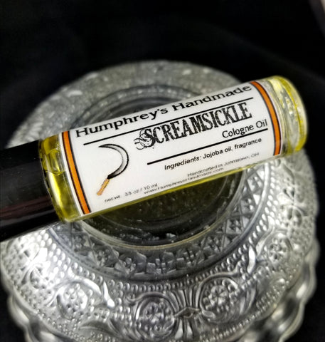 SCREAMSICKLE Cologne | Orange Cream Scent | Jojoba Oil | Unisex - Humphrey's Handmade