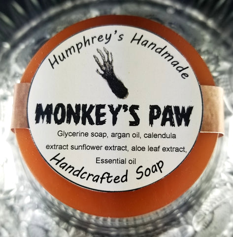 MONKEY'S PAW Soap | Banana Coconut Scent | Shave Soap | Body Bar | Shampoo Puck - Humphrey's Handmade