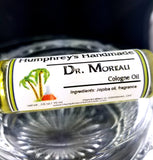 DR MOREAU Cologne | Roll On Jojoba Oil | Lime and Coconut Scent | Unisex - Humphrey's Handmade