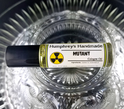 MUTANT Cologne | Roll On Jojoba Oil | Lemon Lime Essential Oil | Unisex - Humphrey's Handmade