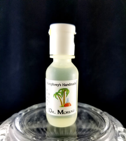 DR MOREAU Beard Oil | .5 oz Sample | Coconut and Lime Scent - Humphrey's Handmade