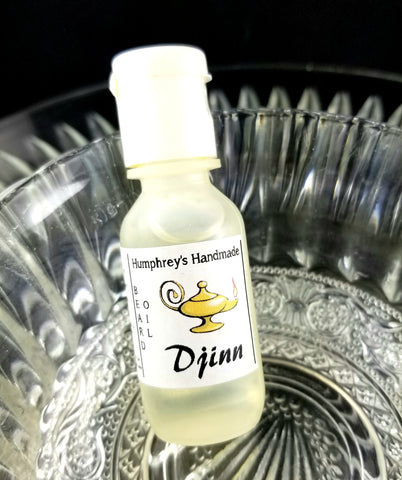 DJINN Beard Oil | .5 oz Sample | Agarwood Oud & Incense - Humphrey's Handmade