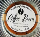 COFFEE BEAN Exfoliating Soap | Coffee Grounds Soap | Coffee Scent | Mechanics  or Gardeners Puck - Humphrey's Handmade