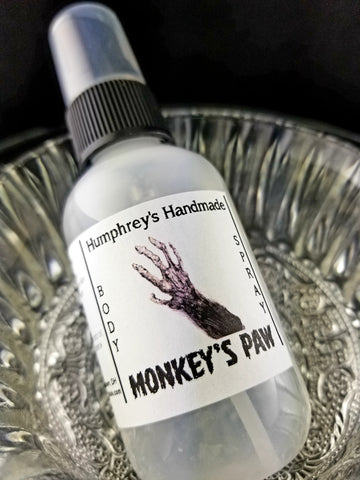 MONKEY'S PAW Unisex Body Spray | Banana & Coconut | 2 oz | Tropical - Humphrey's Handmade